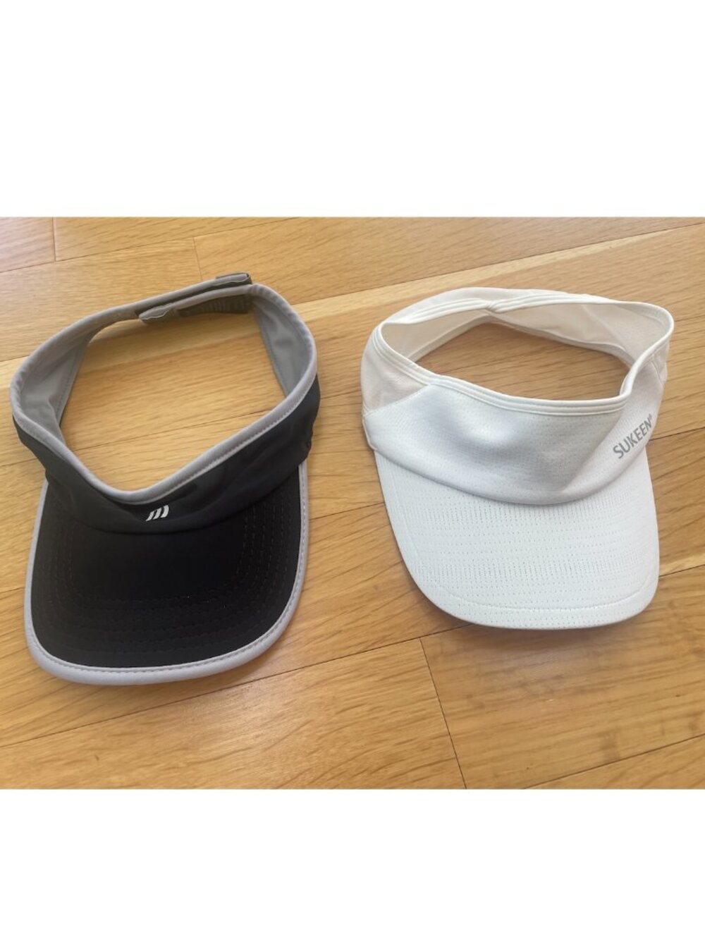 TWO VISORS Sukeen Lightweight Sports Sun Visor Hat AND Saaka Sport Visor